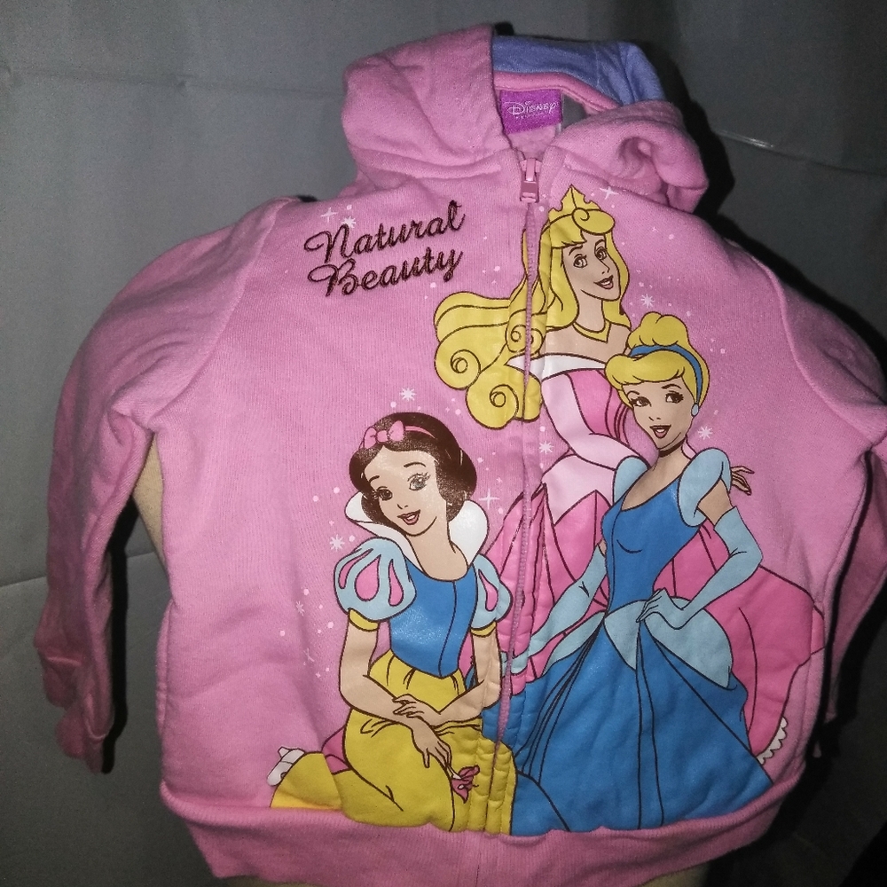 Retro Disney princess zip hoodie sz6